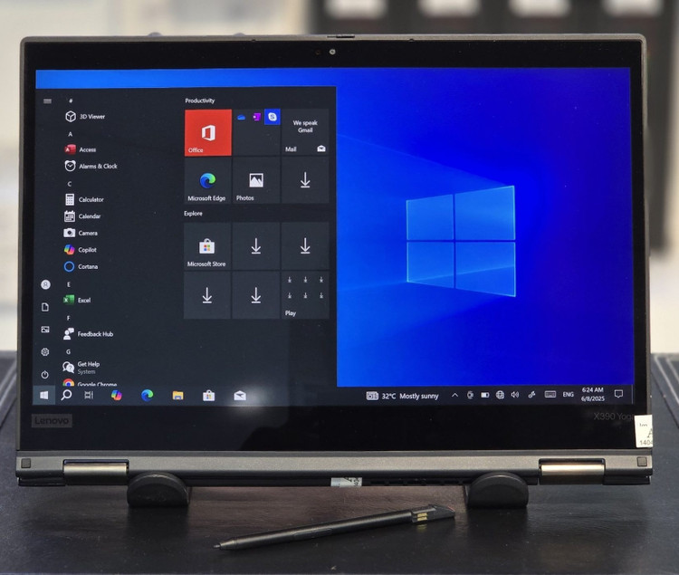 لپتاپ Lenovo Thinkpad X390 Yoga /Core i5-8365U/8/256/Intel/14in FHD Touch 360