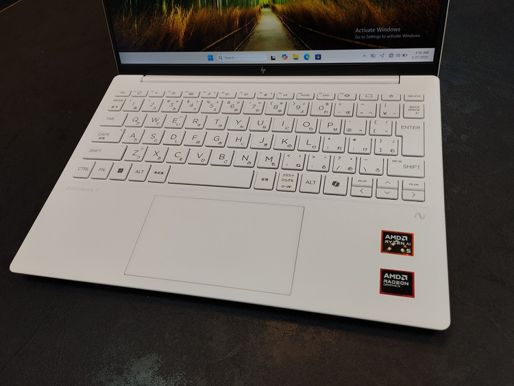 لپتاپ HP Omnibook 7 Aero 13 /Ryzen 5 Ai/16/512/2GB AMD/NPU/13in FHD