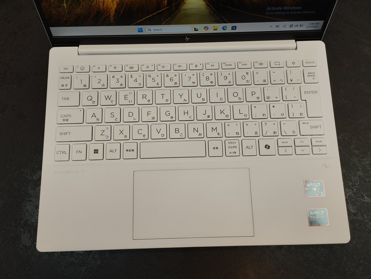 لپتاپ HP Omnibook 7 Aero 13 /Ryzen 5 Ai/16/512/2GB AMD/NPU/13in FHD
