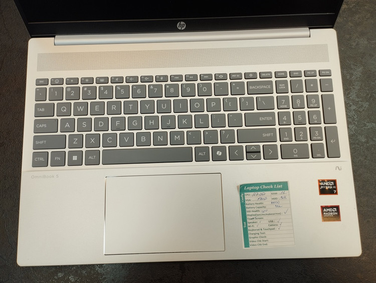 لپتاپ HP Omnibook 5 16/Core Ultra 7-255U/32/1TB/Intel ARC/NPU/16in FHD