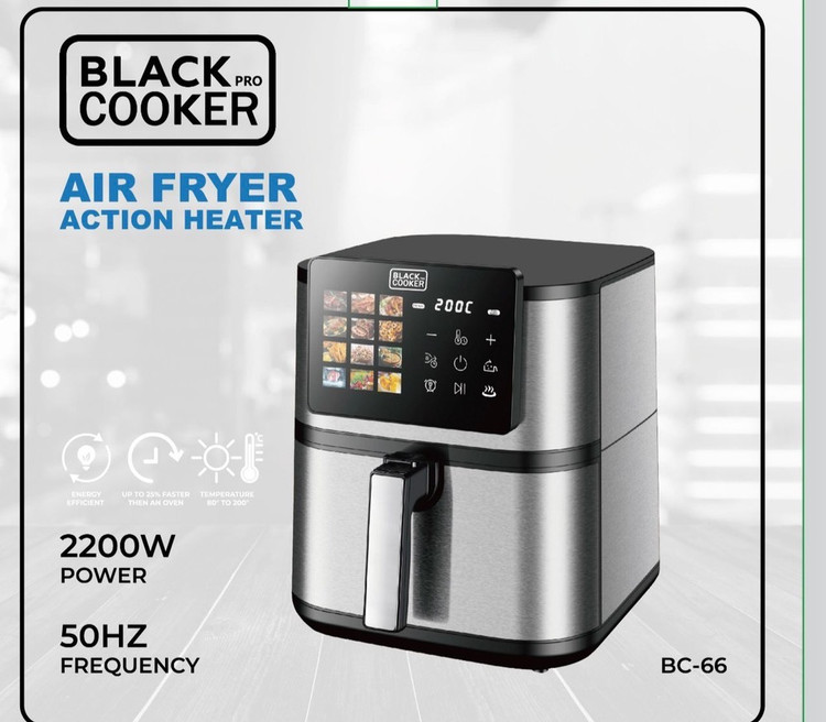 سرخ کن بدون روغن بلک کوکر مدل BC-66Pro ظرفیت 10 لیتر