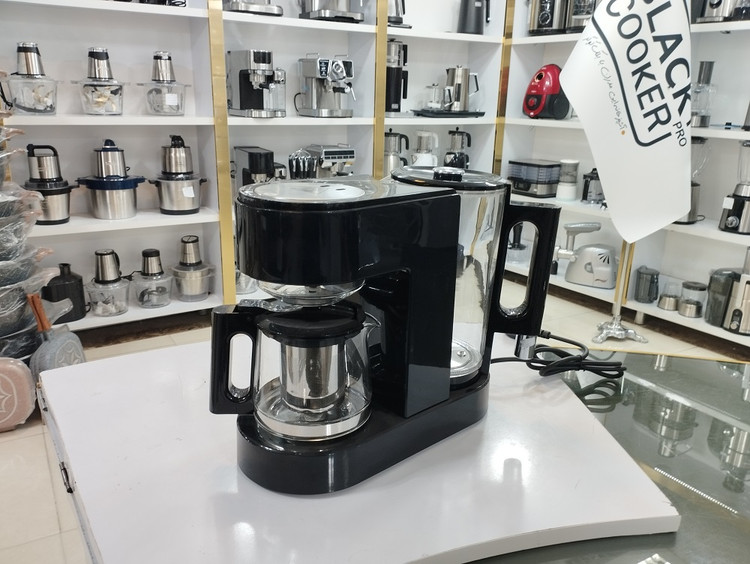 چای ساز و قهوه دم کن بلک کوکر مدل BC-993 توان 1200 وات با 6 حالت تنظیم دما و زمان