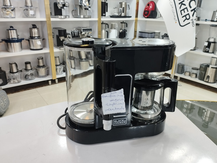 چای ساز و قهوه دم کن بلک کوکر مدل BC-993 توان 1200 وات با 6 حالت تنظیم دما و زمان