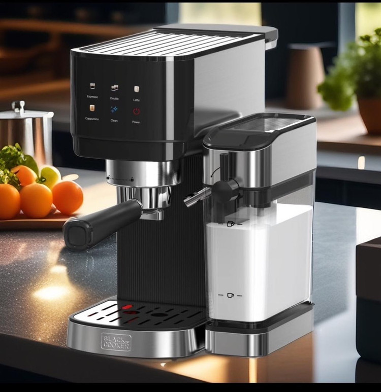 اسپرسوساز بلک کوکر مدل BC-2750EM با ظرفیت مخزن 1.8 لیتر و فشار 20 بار