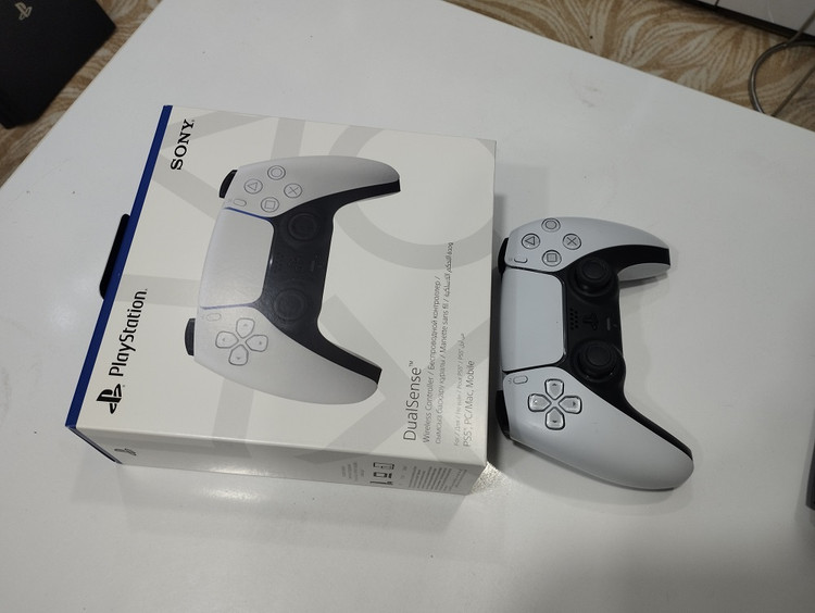 دسته بازی پلی استیشن آکبند اصلی Dual Sense 5 رنگ سفید