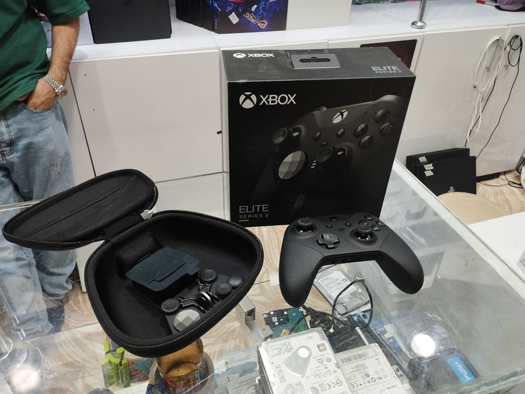 دسته بازی ایکس باکس الیت کارکرده اصلی XBox Elite Sereis 2 Controler رنگ مشکی