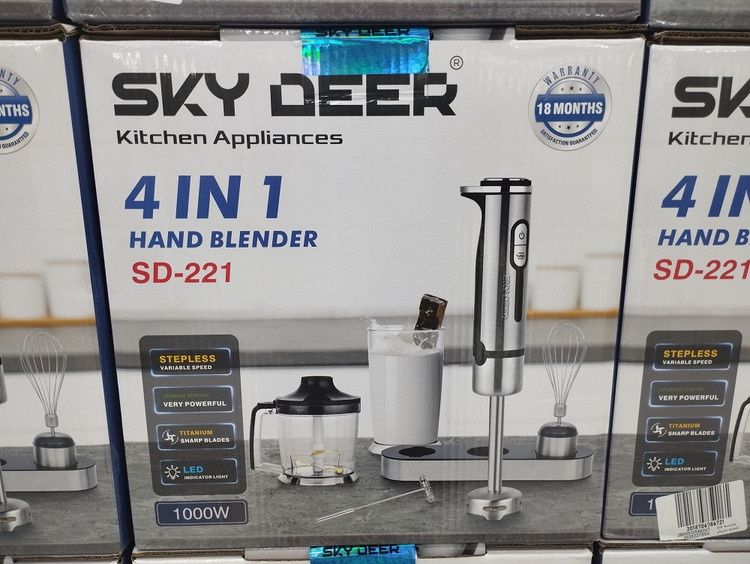 گوشت کوب برقی 4 کاره اسکایدیر توان 1000 وات مدل SD-221